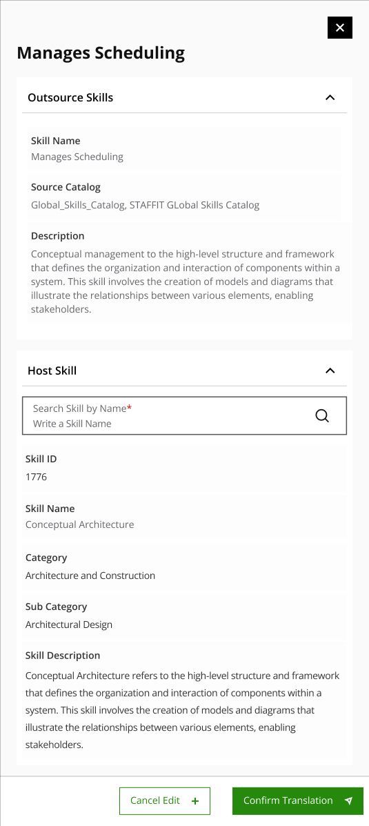 Outsource view drawer
